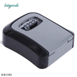 ❃Ready Stock❃ 4 Digit Combination Key Safe Security Storage Box Lock Wall Mount Organizer