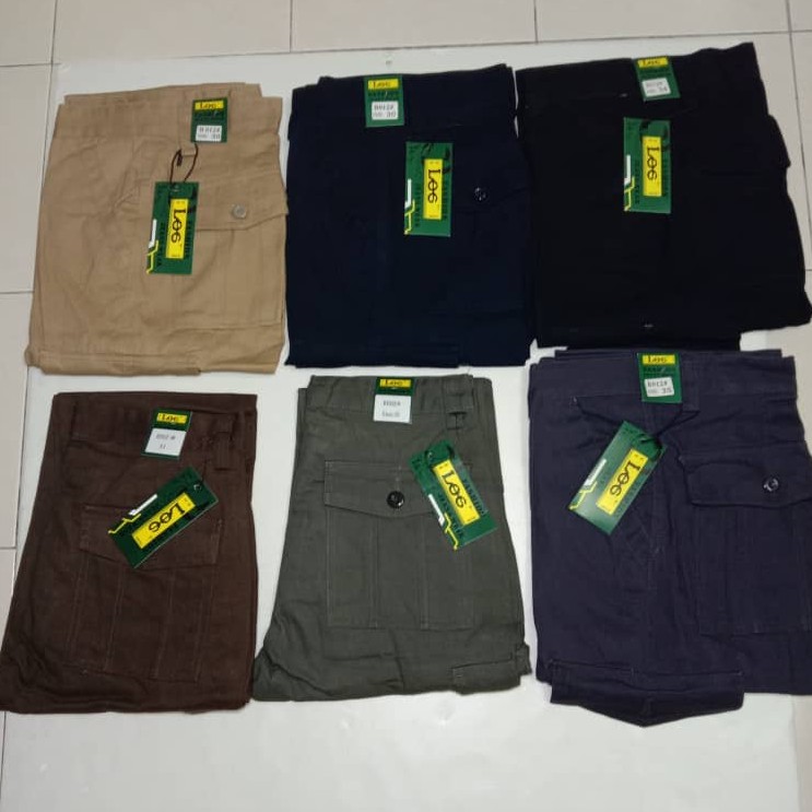 [New Arrival] Lee Cargo Pants Long Comfy และทนทาน! ผู้ชาย ผู้ชาย! กางเกงยีนส์ผู้ชายคาร์โก้ !