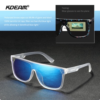 KDEAM แว่นตากันแดด polarized วันพีช สําหรับผู้ชาย ผู้หญิง กีฬา เบสบอล ตกปลา ขับรถ แว่นตากันแดด