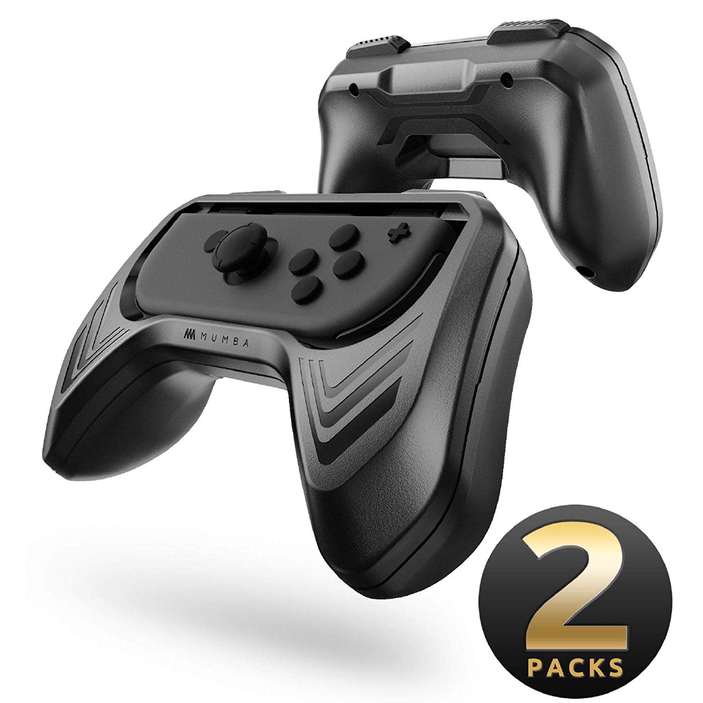 Mumba Grip สําหรับ Nintendo Switch Joy-Con 2 แพ็ค สวิตช์ควบคุม ด้ามจับ สําหรับ Nintendo Switch Joy C