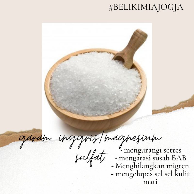 Epsom Salt / Magnesium Sulfate / MgSO4 (1Kg)