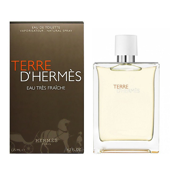 พร้อมส่ง!! Hermes Terre D'Hermes Eau Tres Fraiche EDT 125ML กล่องซีล(เช็คสต้อคก่อนทำรายการนะคะ)