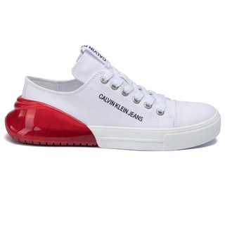 CALVIN KLEIN JEANS รองเท้าผ้าใบผู้หญิง | MYRTIE Sneakers in WHITE RED