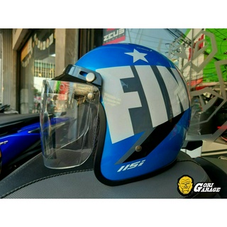 หมวกกันน็อคเต็มใบเปิดคาง Yamaha Finn สีน้ำเงิน  (แท้จากศูนย์)