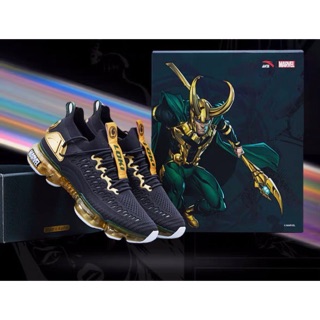 รองเท้า ANTA X MARVEL รุ่น Loki (คาดทอง) ส่งฟรี EMS