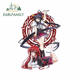 Earlfamily สติกเกอร์ไวนิล ลายการ์ตูนอนิเมะ High School DxD Akeno Rias ขนาด 13 ซม. x 9.4 ซม. สําหรับติดตกแต่งรถยนต์ รถจักรยานยนต์