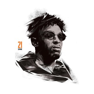 โปสเตอร์ 21savage 21ซาเวจ Poster วอลเปเปอร์ ตกแต่งผนัง Hip hop Hiphop ฮิปฮอป rapper แร็ปเปอร์ ของขวัญ โปสเตอร์ฮิปฮอป