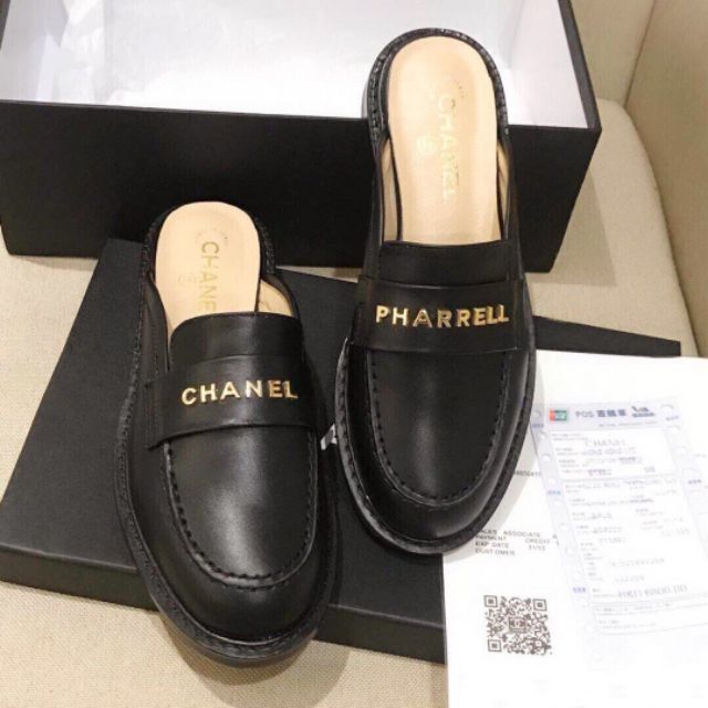 chanel pharrell slippers