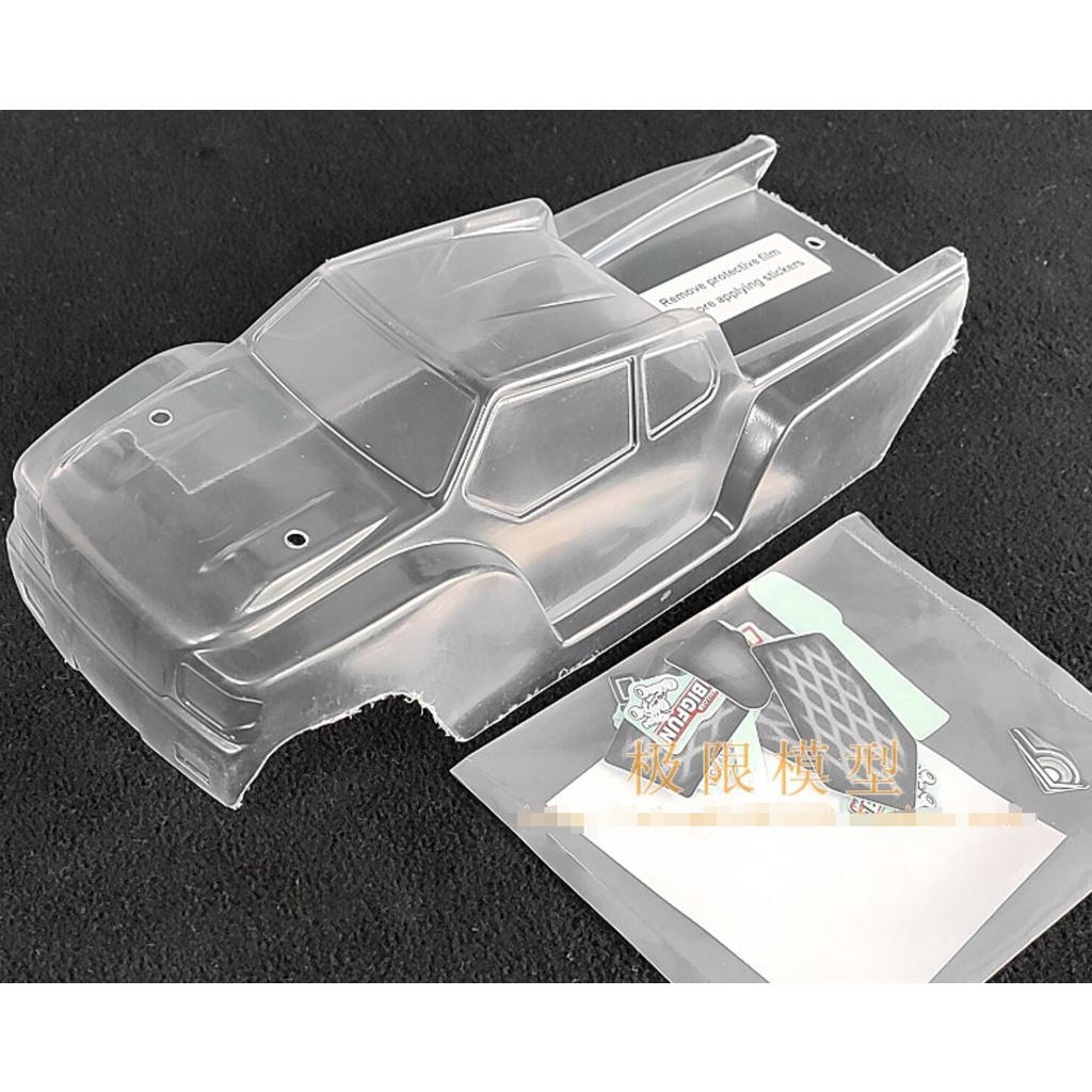 LC Racing L6242 1/14 EMB-TG Polyคาร์บอเนต Truggy Body "2021" (CLEAR with decals)