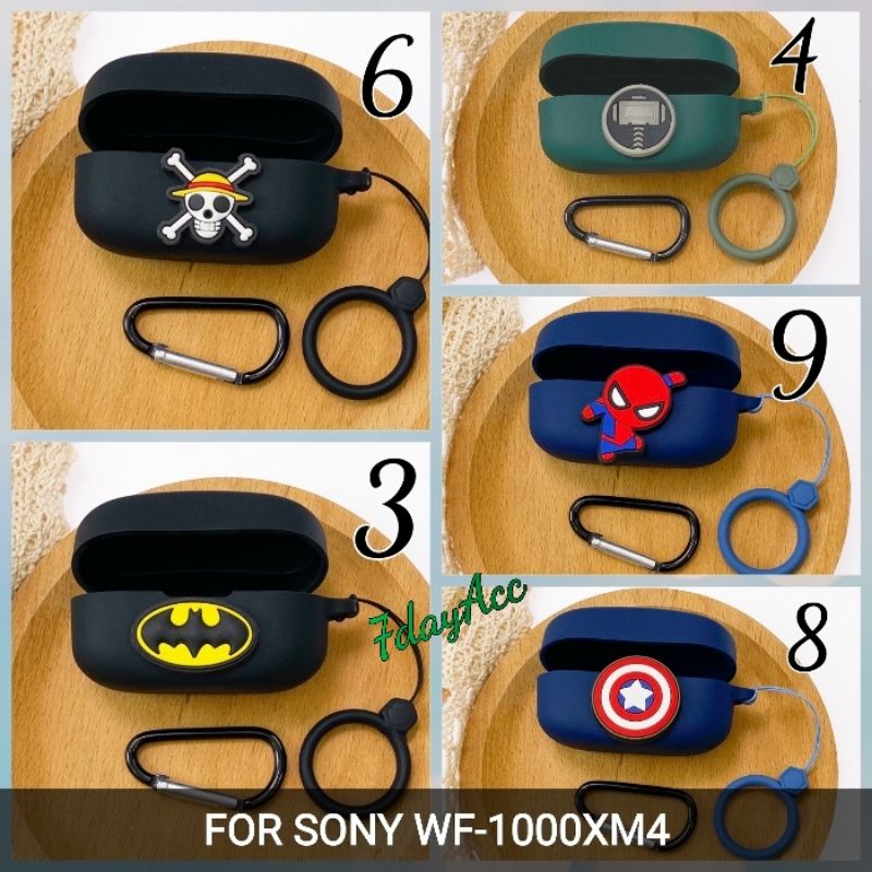 เคสTPU SONY LINK BUDS S, WF-1000XM4, WF 1000XM5 SOFTCASE SILICON CASING COVER TWS PROTECTOR WF 1000X