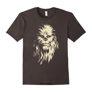 [S-5XL]เสื้อยืด พิมพ์ลายกราฟฟิค Chewbacca Face Shadow สําหรับผู้ชาย