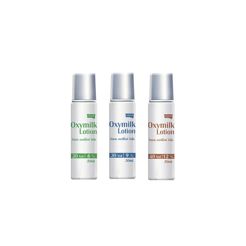 โลแลน ออกซี่มิลค์โลชั่น 6% 9% 12% ขนาด 50 มล. ครีมผสมผลิตภัณฑ์ย้อมผมหรือผงฟอก