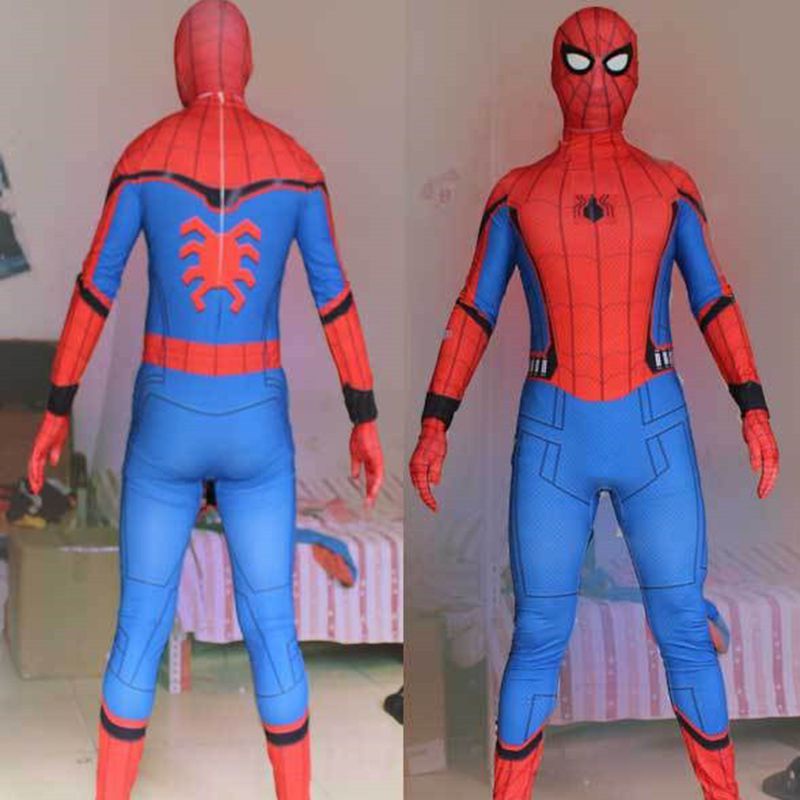 Design Homecoming Spider-man Costume Tights Suit for Kids Adult Jumpsuit #4