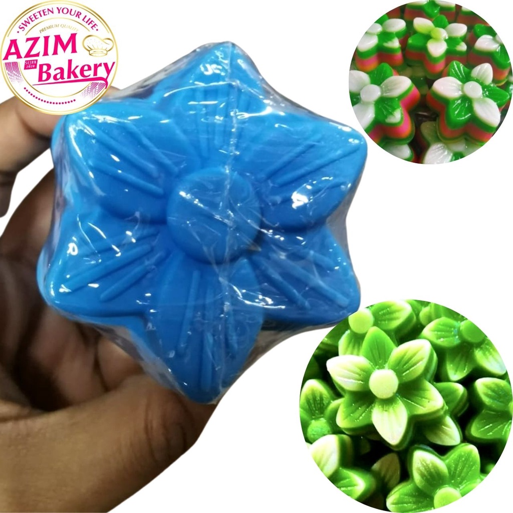 Acuan Jelly KA21 / 10PCS ดอกไม้เยลลี่ Mould Acuan Agar, Acuan Apam, Acuan Puding Bunga Acuan Jeli Bu