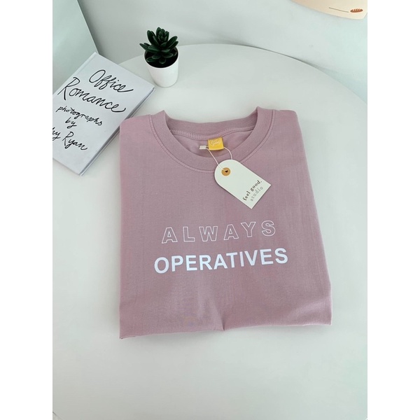 [งานคุณภาพ ไม่มีตำหนิ sale] เสื้อโอเวอร์ไซต์ ผ้าคอตตอน100% [แบบสุ่มลาย] - รูปที่ 5