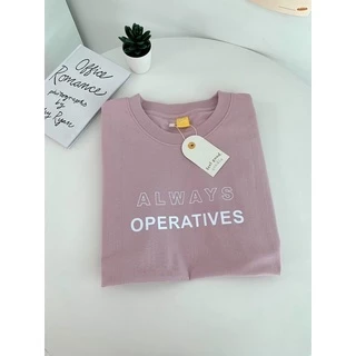 [งานคุณภาพ ไม่มีตำหนิ sale] เสื้อโอเวอร์ไซต์ ผ้าคอตตอน100% [แบบสุ่มลาย]