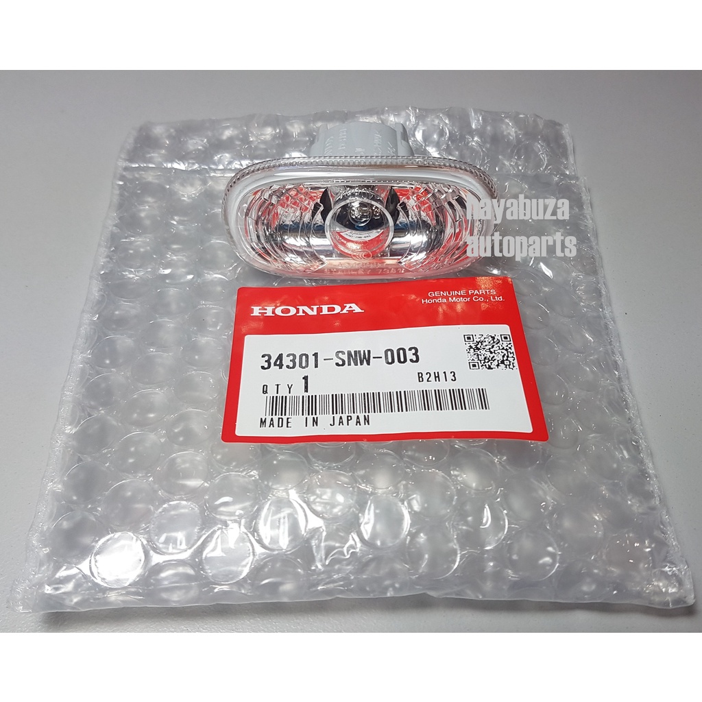 [FD2R] Honda Civic FD2 Type R FD2R SNW สัญญาณบังโคลนคริสตัลเลนส์ใสเครื่องหมายด้านข้าง