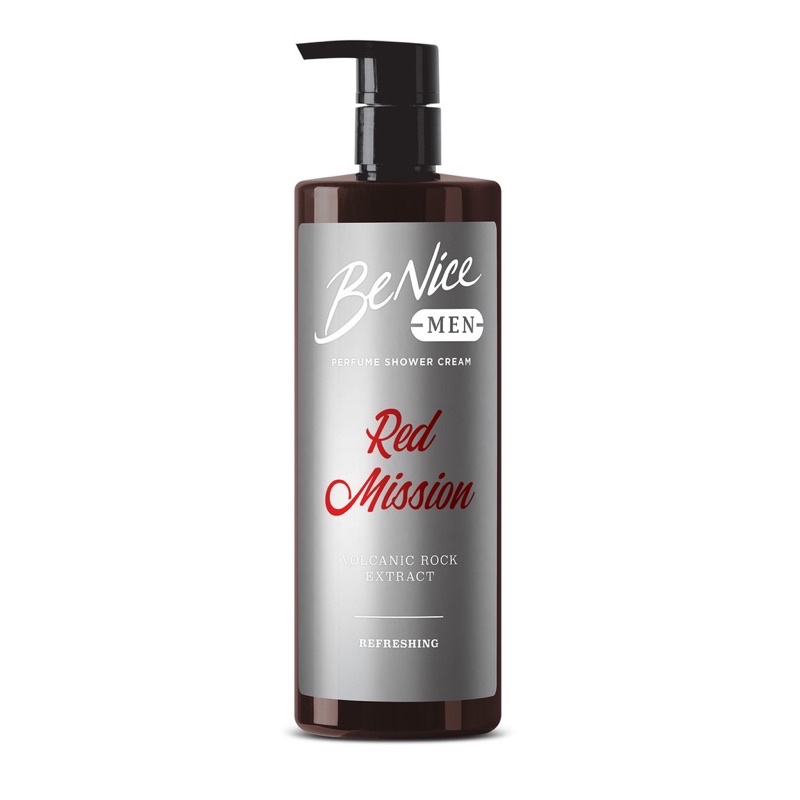 Benice Red Mission For Men ครีมอาบน้ำ 450 ml