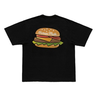 เสื้อยืดแขนสั้น พิมพ์ลาย HUMAN MADE chest cola behind hamburger สําหรับผู้ชายและผู้หญิง