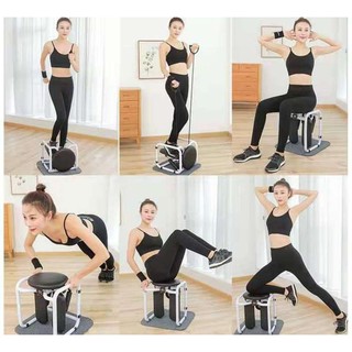 New Mini Stepper &amp; Cadio  เครื่องออกกำลังกายแบบก้าวเหยียบ บริหารได้ทุกสัดส่วน แถมสายแรงต้าน &amp; พรมรองพื้น สินค้าพร้อมส่ง