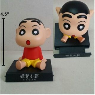 ตุ๊กตาหัวโยก ด้านในเป็นสปริง ไว้ติดหน้ารถ หรือ ตกแต่ง ได้คะ ลาย ชินจัง shinchan ขนาดสูง 4 นิ้ว