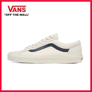 สินค้าลิขสิทธิ์แท้ Vans Old Skool รองเท้าลำลองสำหรับบุรุษและสตรี