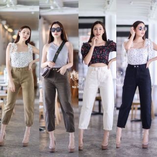 MS7665#ทรงmomมี4สี มีS-XL #my style