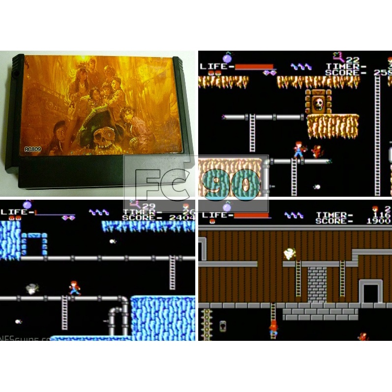 ตลับเกมกูนีย์ The Goonies [FC] ตลับมือสอง สำหรับนักสะสมเกมยุค90 ฟามิคอม 8bit Famicom