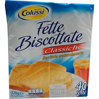 Pan Colussi Fette Classiche 320g  กระทะโคลัสซีเฟตต์คลาสสิค 320 กรัม