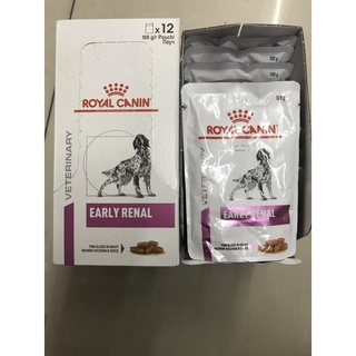 Dog Early Renal 100g.  (1กล่อง/12ซอง) อาหารสุนัขโรคไตระยะแรก,สุนัขสูงวัย