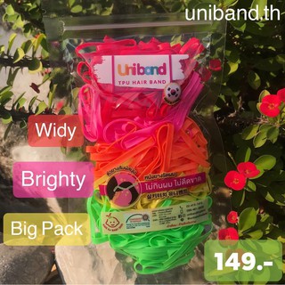 ยางรัดผมเกาหลี Uniband [ถุงใหญ่ / เส้นหนา / สีสดใส , Big Pack / Widy / Brighty] ยางไม่กินผมไม่ดีดขาด ยางรัดผมผู้หญิง