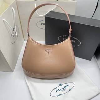 Prada Hobo สีนู้ด Grade Hiend Size 26CM  อปก.free box set