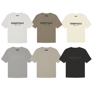 เสื้อยืดผ้าฝ้ายพิมพ์ลายแฟชั่น ESSENTIALS BACK LOGO TEE (ALL COLORS)