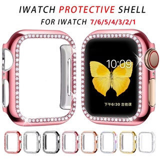 เคสกันกระแทก Diamond Motif สำหรับ Apple Watch Series 7 6 SE 5 4 3 2 1 38mm 40mm 42mm 44mm 45mm 41mm