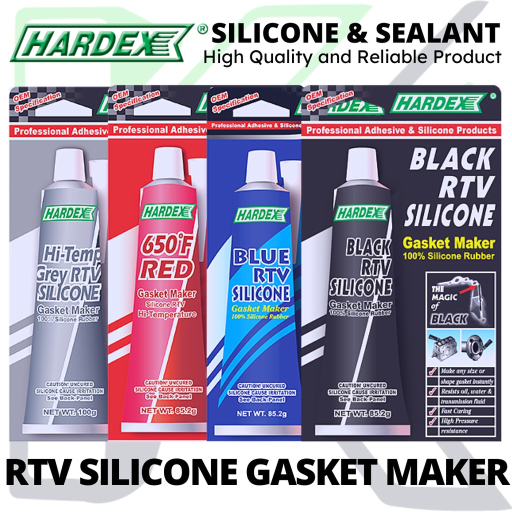 HARDEXRTV เครื่องทําปะเก็นซิลิโคน RS625 / RS650 / RS660 / RS680 GREY, RED, BLACK, BLUE [Getah Siliko