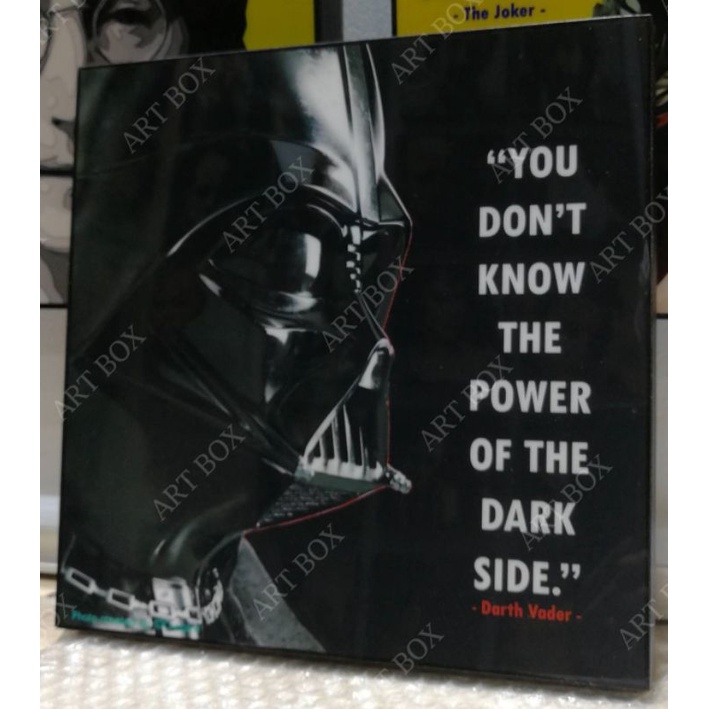 Art Box Darth Vader รูปภาพตกแต่งผนัง รูปภาพตกแต่งบ้าน รูป Pop Art กรอบรูป Pop Art ตกแต่งผนัง