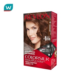 Revlon เรฟลอน คัลเลอร์ซิลค์ แฮร์คัลเลอร์No.46 น้ำตาลทอง