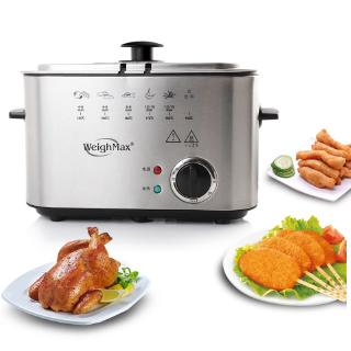 weighmax 1.5L Electric Fryer Small Fried Smoke Free Deep Fat Fryer Oil Frying Machine-quicksale