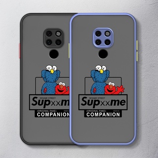 เคสโทรศัพท์มือถือ กันตก ลายการ์ตูน Sesame Street art น่ารัก สําหรับ Huawei Mate 30 20 10 9 40 Pro Plus For Soft Case Phone Casing Camera Lens Protector Full Cover simple Silicone Cases mobile covers