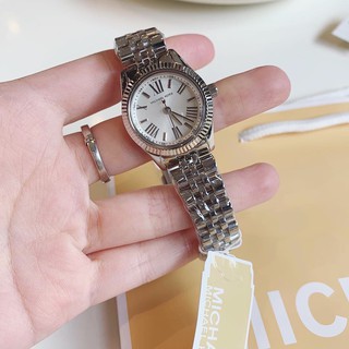 นาฬิกาข้อ Michael kors mini lexington in silver watch ไซส์ mini