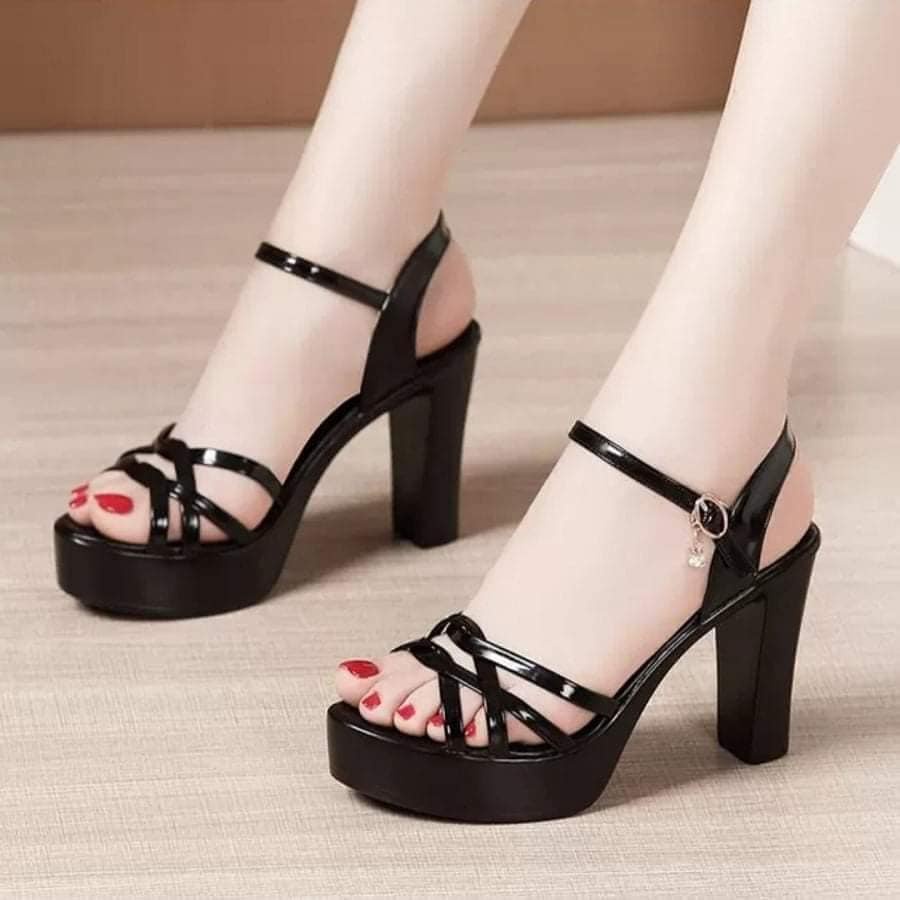 10 SEGMENT HIGH HEEL BUTTON SANDAL - 10 SEGMENT HIGH HEEL SANDAL gp