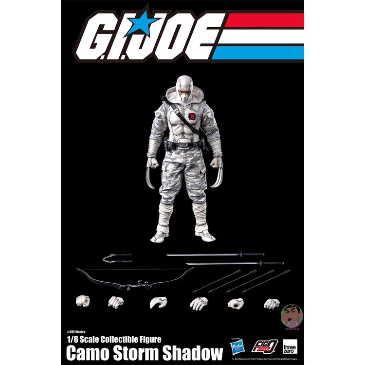 Threezero 3A 1/6 G.I. Joe Camo Storm Shadow Collectible Action Figure