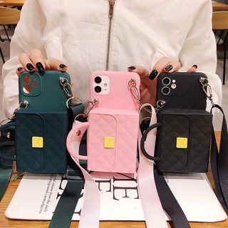 เคสคลุมโทรศัพท์ Huawei Y5 Y7 Prime 2018 2019 Y7 Y6 Pro Y9 2019 Y9 Prime Y7 Prime Y6 Prime 2019 Girly Handbag Phone Cover Case with Sling Strap