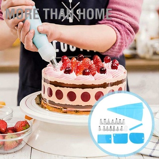 ชุดเครื่องมือหัวฉีดครีมบีบครีมตกแต่งเค้กเบเกอรี่ 20 ชิ้น
