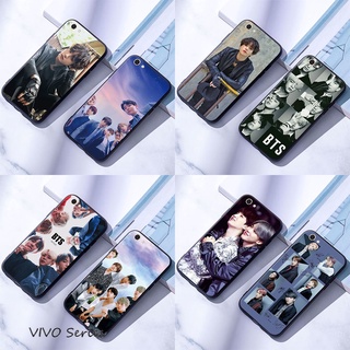 เคสมือถือแบบซิลิโคน ลายศิลปินเกาหลีวง BTS สำหรับ Vivo Y53 Y55 Y66 Y67 Y71