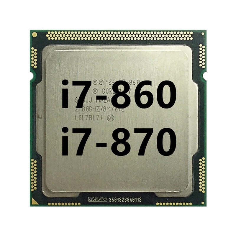 หน่วยประมวลผล CPU i7-860 i7-870 Quad Core LGA 1156