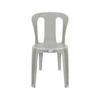 โต๊ะ เก้าอี้ เก้าอี้พลาสติก SPRING NORMA CHAIR สีเทา เฟอร์นิเจอร์นอกบ้าน สวน อุปกรณ์ตกแต่ง PLASTIC CHAIR SPRING GRAY