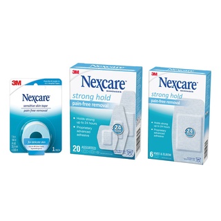 พลาสเตอร์สำหรับผิวแพ้ง่าย 3M Nexcare Sensitive Skin Bandages &amp; Sensitive Skin Tape