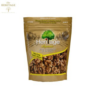 ถั่ววอลนัท วอลนัทดิบออร์แกนิค 200 ก. เฮอริเทจ Heritage Organic Raw Walnuts 200 g. สินค้าพร้อมส่ง มีเก็บปลายทาง