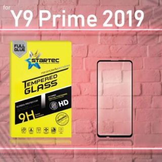 ฟิล์มกระจก Huawei  Y9 Prime 2019 แบบเต็มจอ ยี่ห้อStartec คุณภาพดี ทัชลื่น ปกป้องหน้าจอได้ดี ทนทาน แข็งแกร่ง ใสชัดเจน